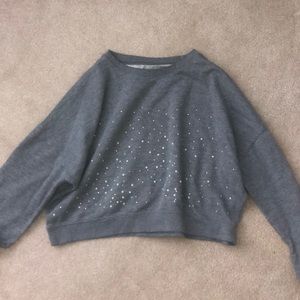 Cropped sweatshirt